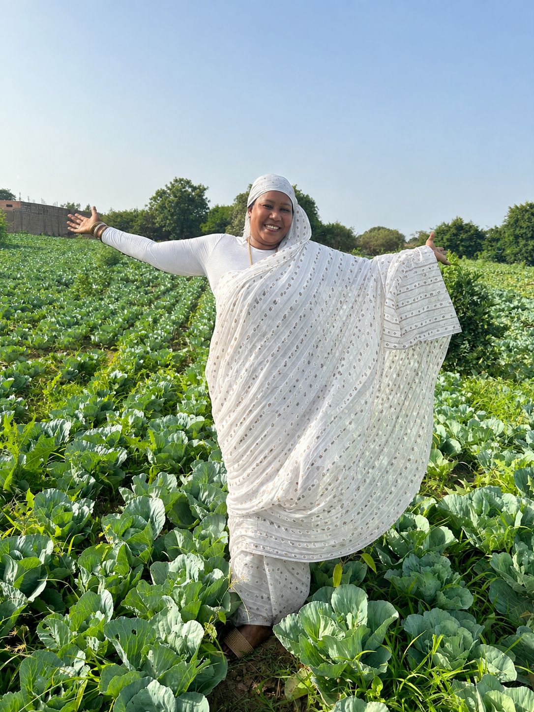 Darou Thiaw, founder of Darou Thiaw Agro Élevage, on the farm